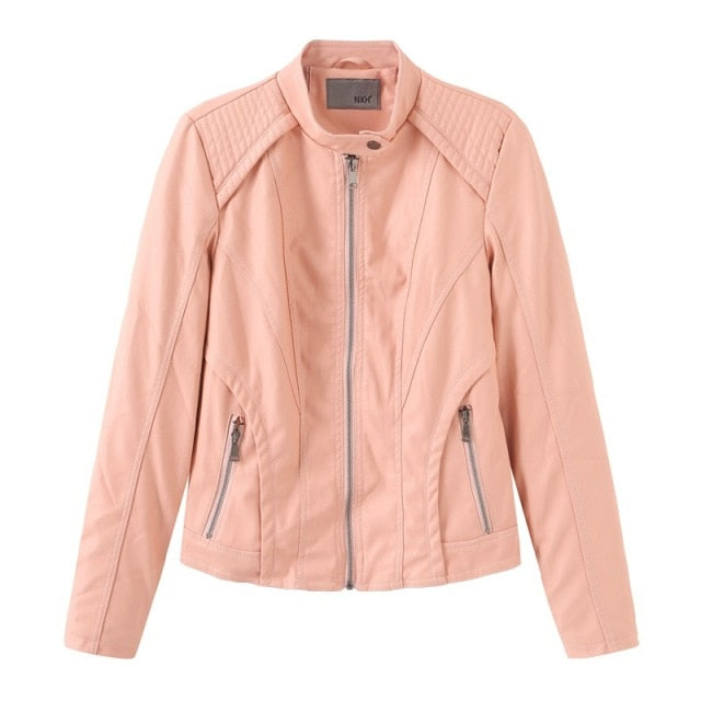 Street Wave PU Leather Jacket For Men And Women Premium Winter Warmth With Stand Collar