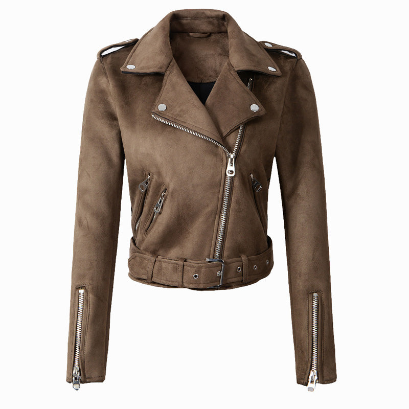 Streetwave Women Modern Elegant Jacket With Zipper Pockets For Everyday Versatile Style