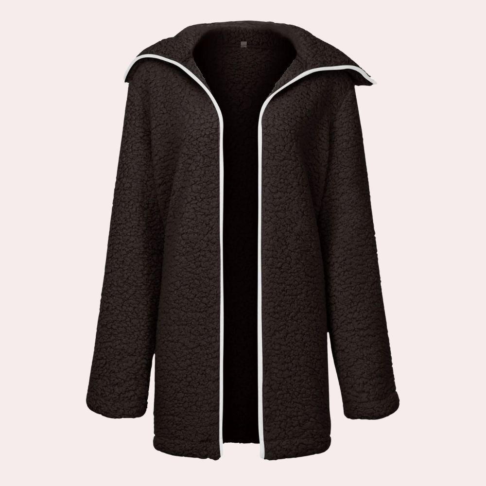 Street-wave Women's Lightweight Fleece Hoodie Jacket Warm Plush Comfort For Winter Outerwear