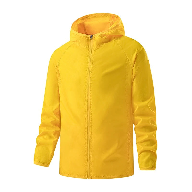 Street-Wave Women's Versatile Hooded Zip Jacket Lightweight Windproof Outerwear