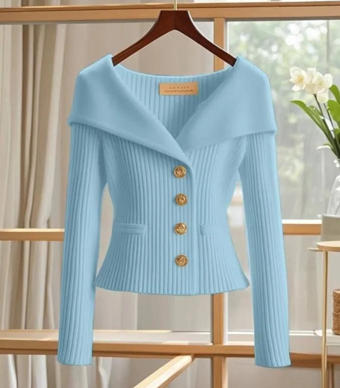 Street Wave Premium Long Sleeve Knit Sweater For Women With Soft Breathable Fabric And Cozy Fit