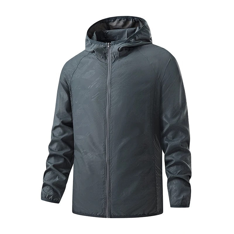 Street-Wave Women's Versatile Hooded Zip Jacket Lightweight Windproof Outerwear