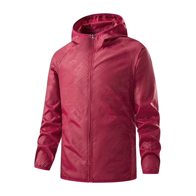Street-Wave Women's Versatile Hooded Zip Jacket Lightweight Windproof Outerwear