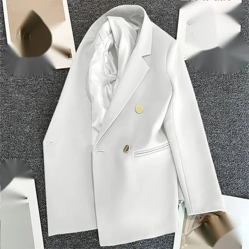 Street-wave Orange Blazer For Women Exquisite Craftsmanship Modern Timeless Design Bold Statement Piece