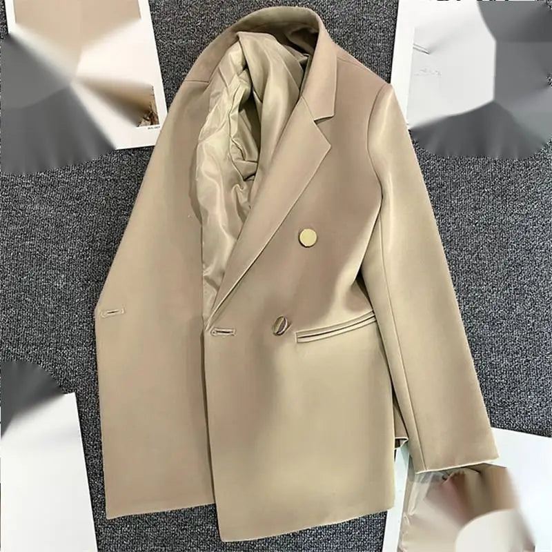 Street-wave Orange Blazer For Women Exquisite Craftsmanship Modern Timeless Design Bold Statement Piece