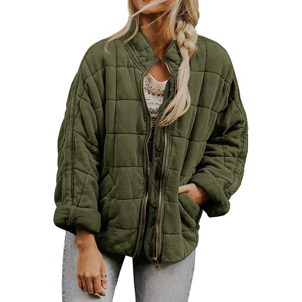 Street-Wave Quilted Puffer Jacket For Women Elegant Warm Streetwear Coat With Premium Materials