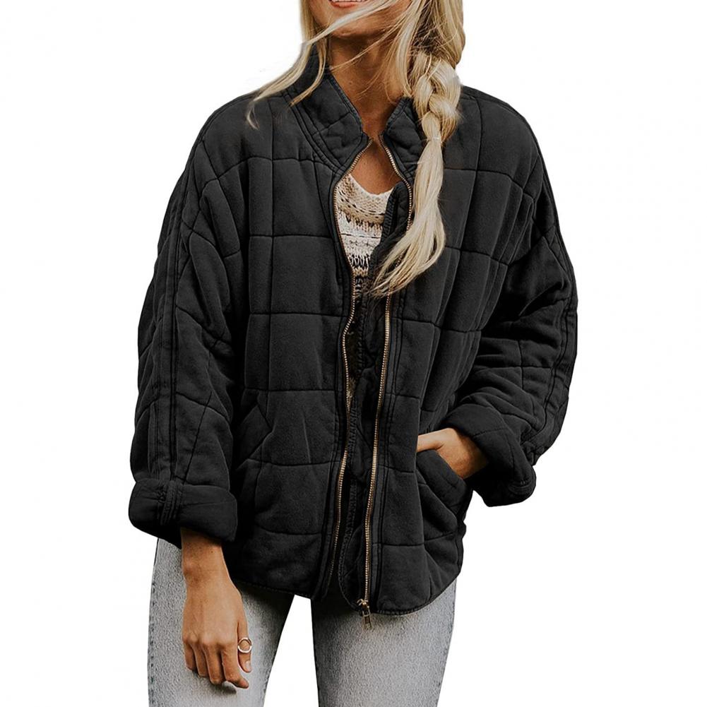 Street-Wave Quilted Puffer Jacket For Women Elegant Warm Streetwear Coat With Premium Materials