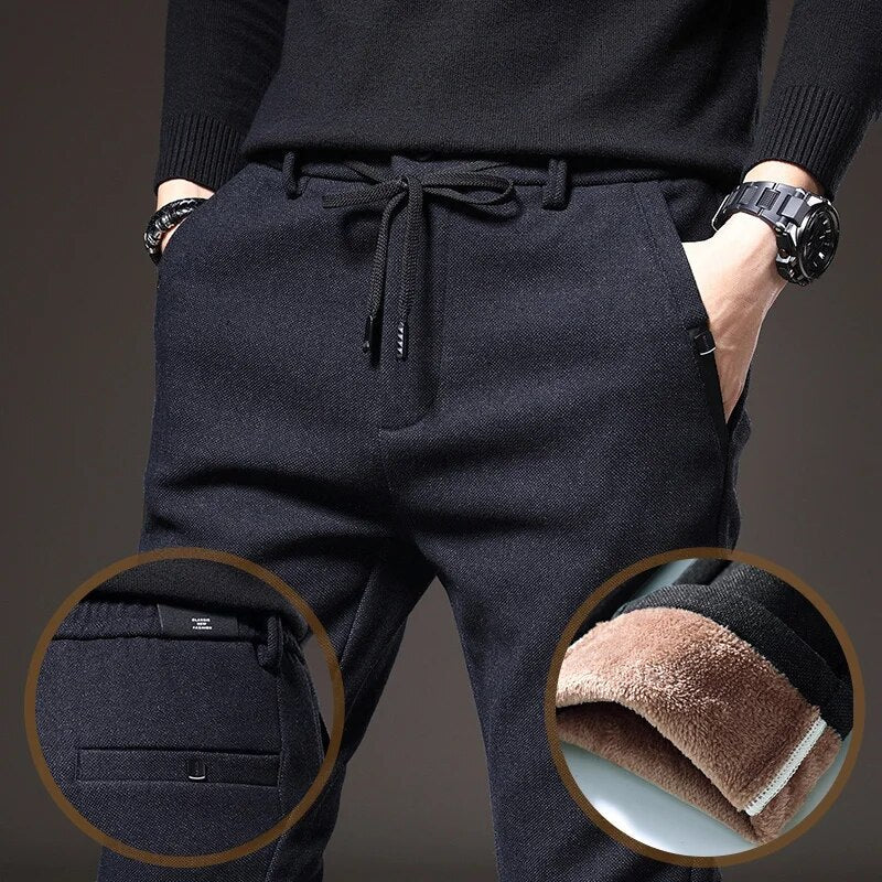 Streetwave Mens Winter Fleece Pants Warm Casual Everyday Wear For Cold Weather Comfort