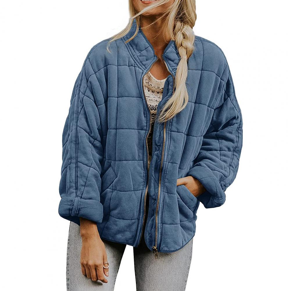 Street-Wave Quilted Puffer Jacket For Women Elegant Warm Streetwear Coat With Premium Materials