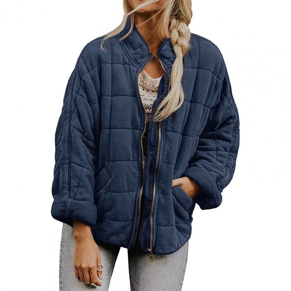 Street-Wave Quilted Puffer Jacket For Women Elegant Warm Streetwear Coat With Premium Materials