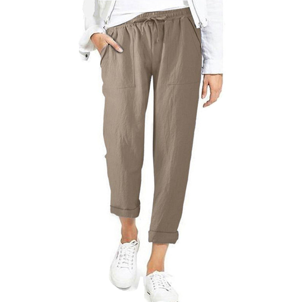 Streetwave Lightweight Lounge Pants With Elastic Waistband For Women All Day Comfort Breezy Summerwear