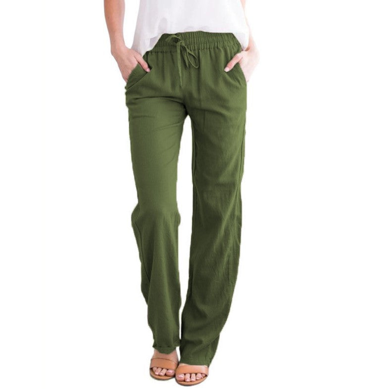 Streetwave Lightweight Lounge Pants With Elastic Waistband For Women All Day Comfort Breezy Summerwear