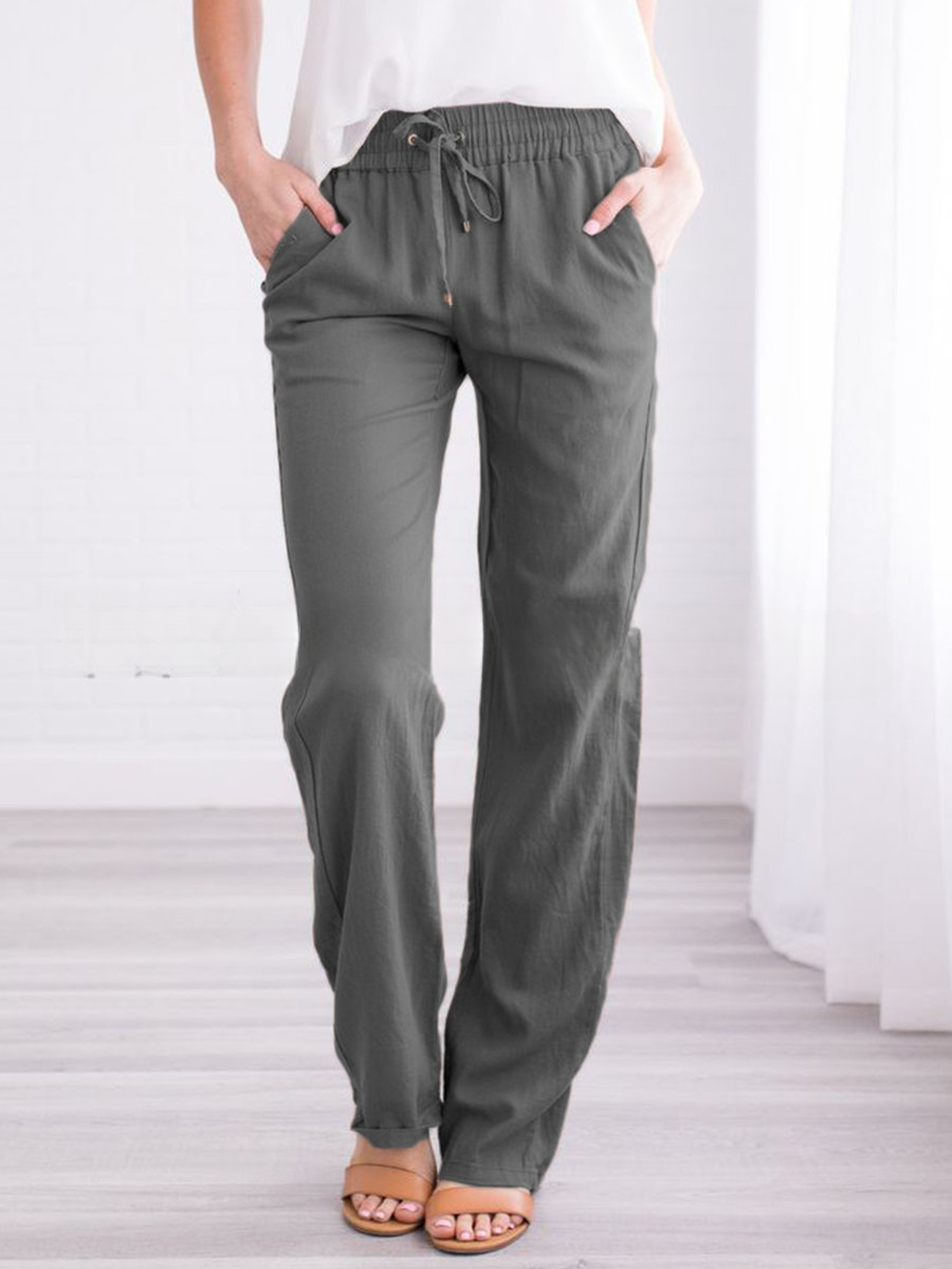 Streetwave Lightweight Lounge Pants With Elastic Waistband For Women All Day Comfort Breezy Summerwear
