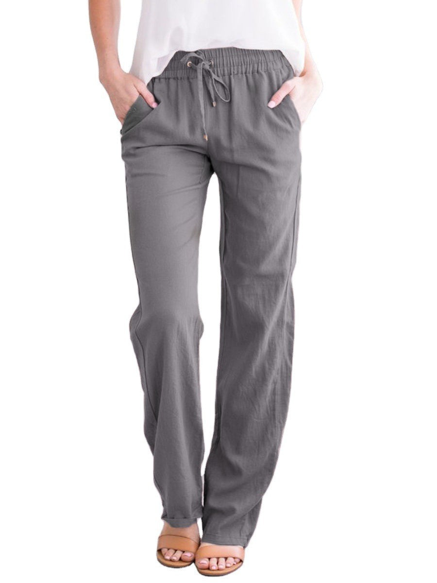 Streetwave Lightweight Lounge Pants With Elastic Waistband For Women All Day Comfort Breezy Summerwear