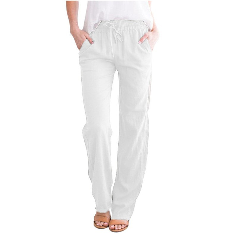 Streetwave Lightweight Lounge Pants With Elastic Waistband For Women All Day Comfort Breezy Summerwear