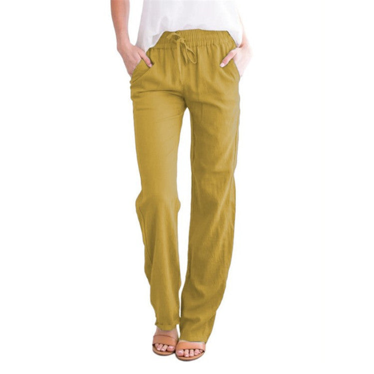 Streetwave Lightweight Lounge Pants With Elastic Waistband For Women All Day Comfort Breezy Summerwear