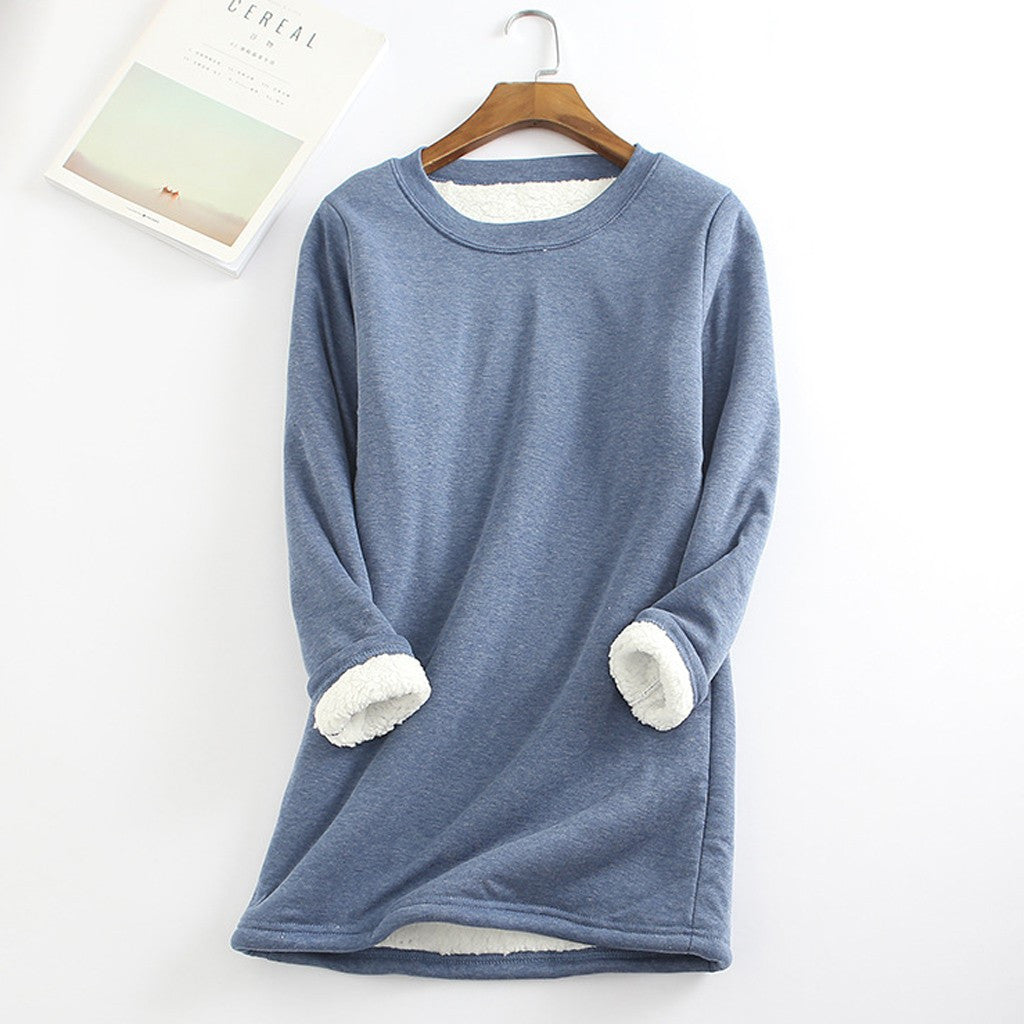 Streetwave Womens Cozy Fleece Pullover With Warmth And Comfort For Everyday Wear