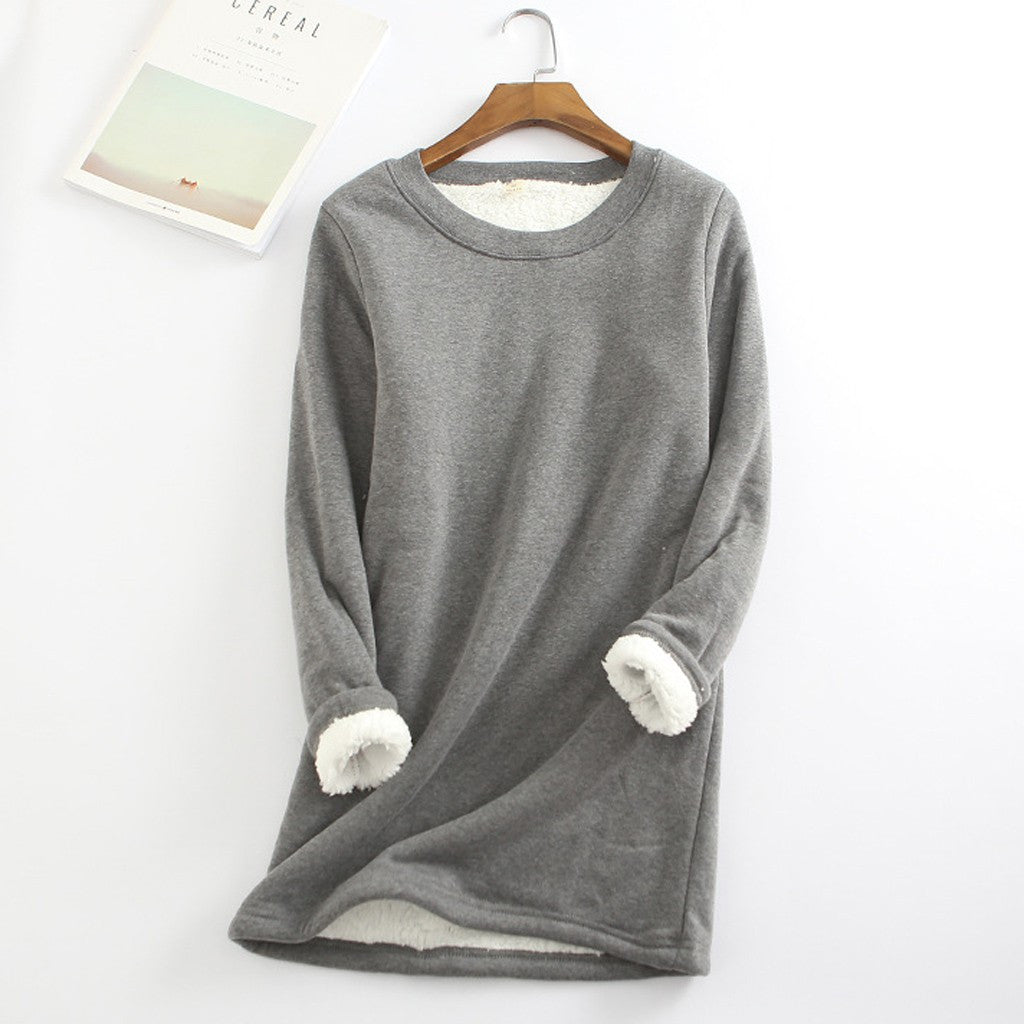Streetwave Womens Cozy Fleece Pullover With Warmth And Comfort For Everyday Wear