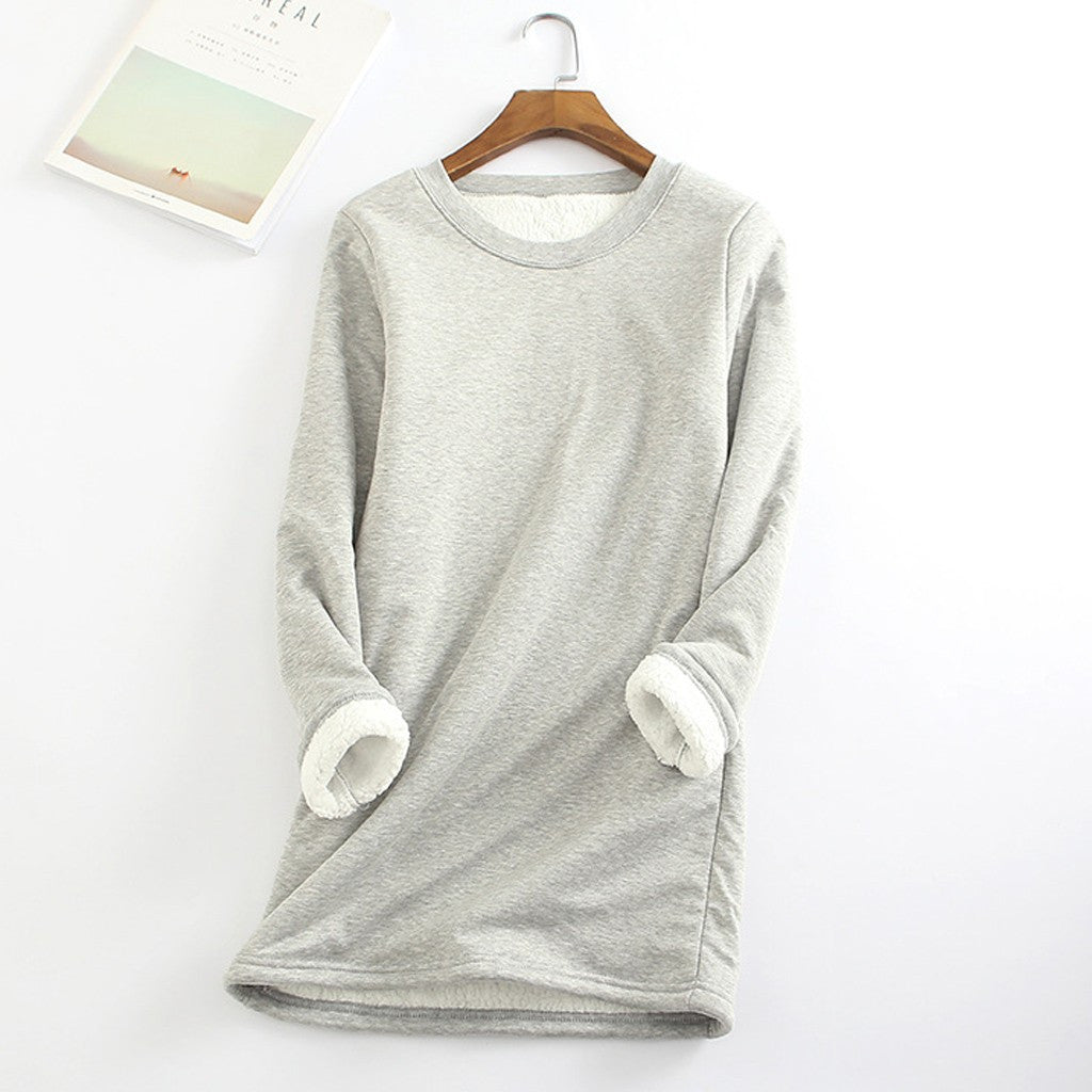 Streetwave Womens Cozy Fleece Pullover With Warmth And Comfort For Everyday Wear