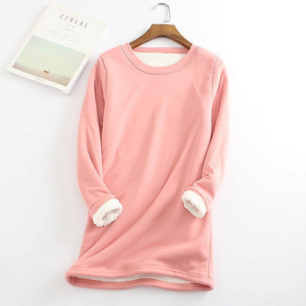 Streetwave Womens Cozy Fleece Pullover With Warmth And Comfort For Everyday Wear