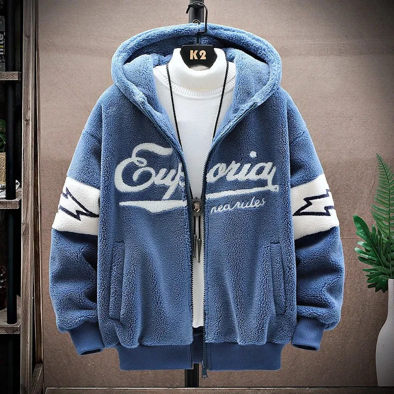 Street-Wave Zip Up Jacket Polyester Casual Comfort For Unisex Everyday Wear With Cozy Warmth And Versatility