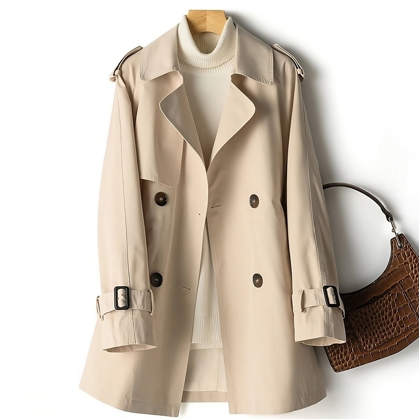 Street-wave Casual Elegance Jacket For Women - Figure-Flattering Autumn Outerwear Comfortable And Trendy