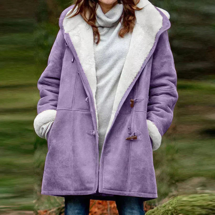 Street Wave Winter Jacket With Soft Fleece Lining For Women Warm Stylish Outerwear For Cold Days