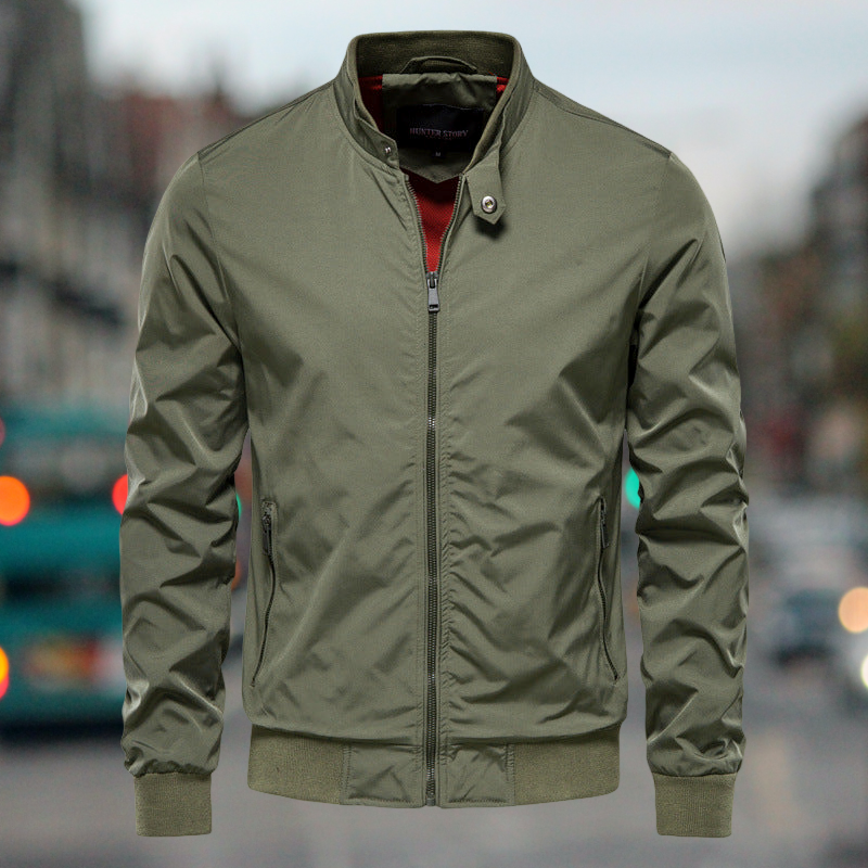 Street-Wave Modern Lightweight Casual Jacket For Men All Day Comfort And Breathable Wear