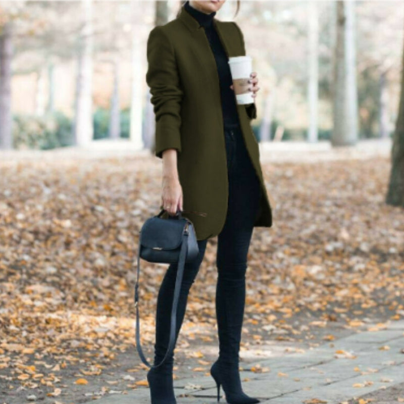 Selina Women's Winter Coat With Stand Collar For Chic Warmth And Timeless Silhouette Street-Wave Brand