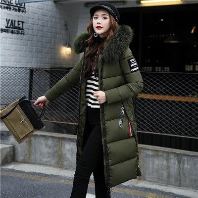 Streetwave Annalisa Women Puffer Parka With Faux Fur Collar Warm Winter Coat For Everyday
