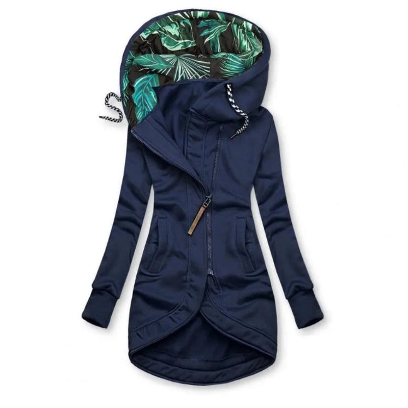 Street-Wave Women's Hooded Winter Jacket With Tropical Lining For Warmth And Style