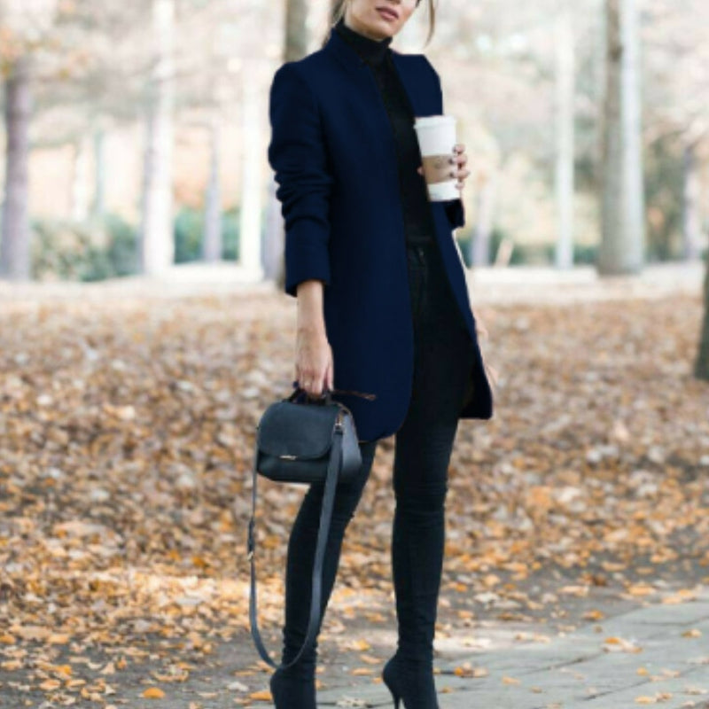 Selina Women's Winter Coat With Stand Collar For Chic Warmth And Timeless Silhouette Street-Wave Brand