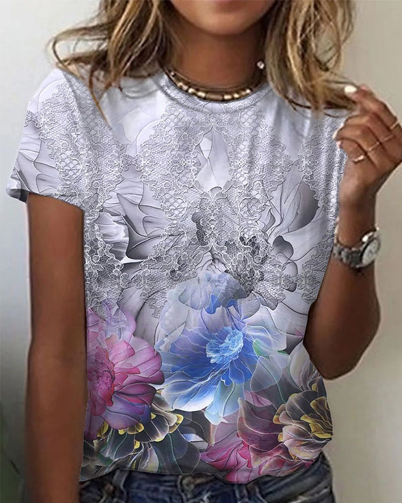 Street-wave Women Marble Pattern Top With Gold Veins Chic Versatile For Everyday And Special Occasions