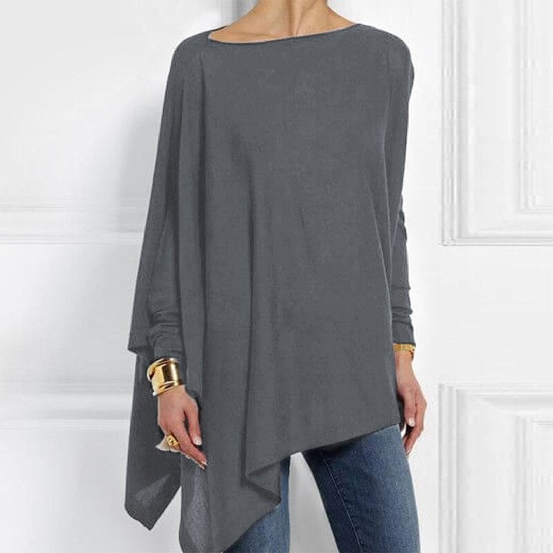 Amaya Women's Top Streetwave Asymmetric Summer Cut Lightweight Chic For Women Versatile Everyday Wear