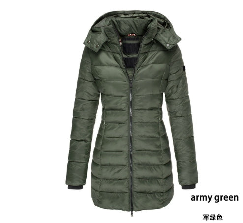Streetwave Helena Women Puffer Jacket With Hood Slim Fit Warm Insulated Winter Coat For Cold Weather