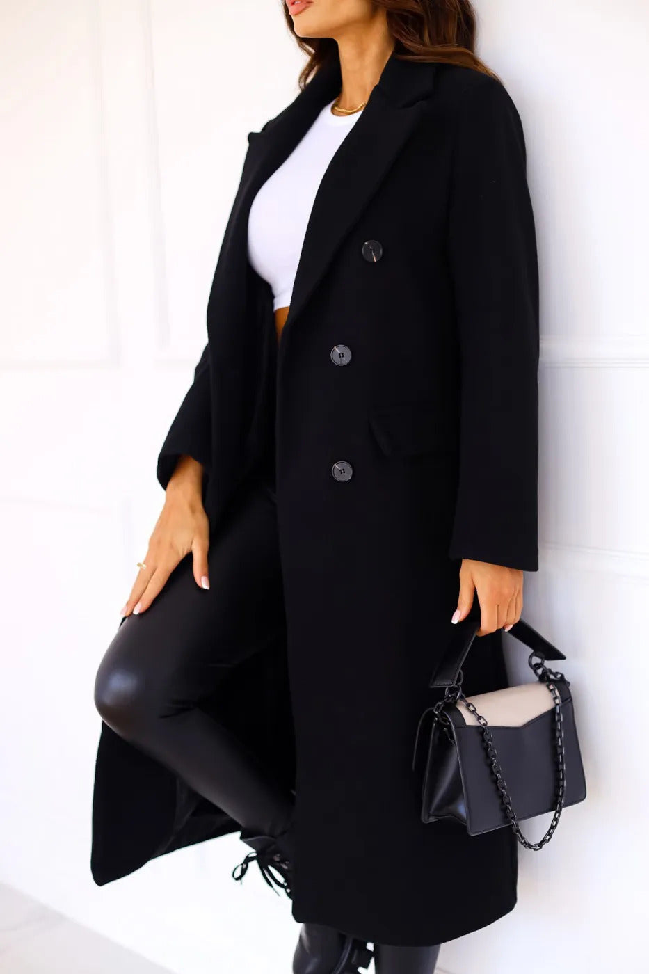 Long Winter Coat For Women Irina By Streetwave, Elegant Warmth, Timeless Style For Modern Women