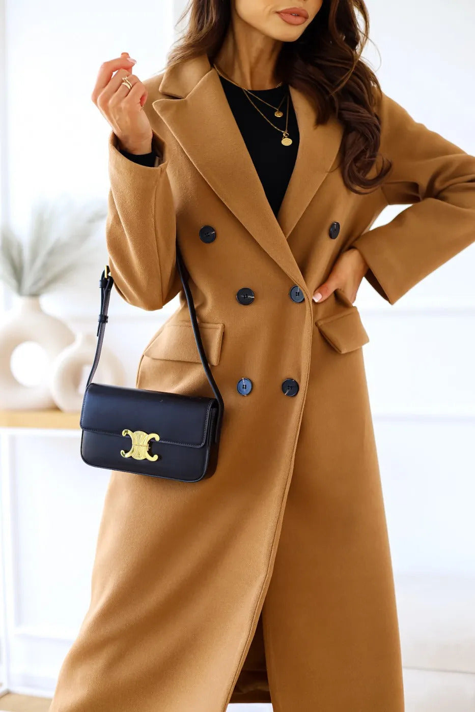 Long Winter Coat For Women Irina By Streetwave, Elegant Warmth, Timeless Style For Modern Women
