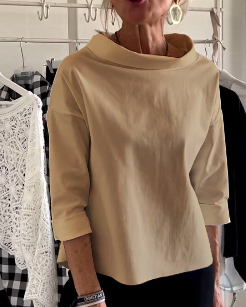Emma Top Street-Wave Elegant Women’s Top With Timeless Design And Soft Fabric For Work And Occasions