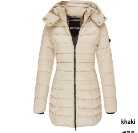 Streetwave Helena Women Puffer Jacket With Hood Slim Fit Warm Insulated Winter Coat For Cold Weather