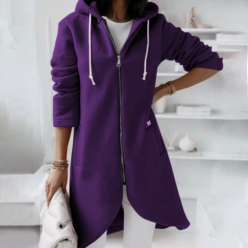 Street Wave Samara Women's Sweatshirt Jacket Cozy Soft Material Zip Hoodie For Women