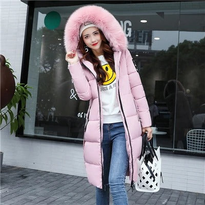 Streetwave Annalisa Women Puffer Parka With Faux Fur Collar Warm Winter Coat For Everyday