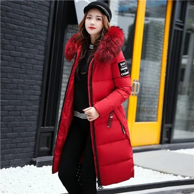 Streetwave Annalisa Women Puffer Parka With Faux Fur Collar Warm Winter Coat For Everyday