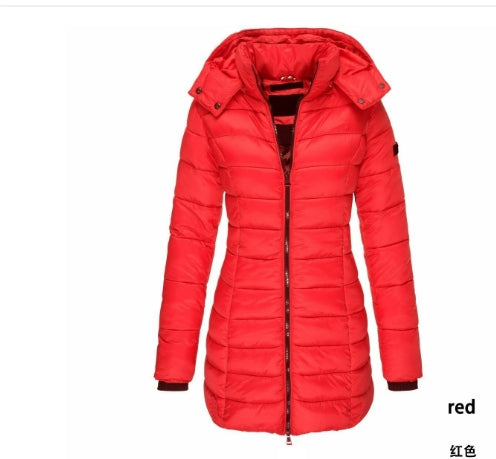 Streetwave Helena Women Puffer Jacket With Hood Slim Fit Warm Insulated Winter Coat For Cold Weather