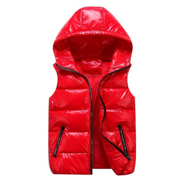 Street Wave Womens Hooded Puffer Vest With Warm Insulation For Cold Day Comfort And Style