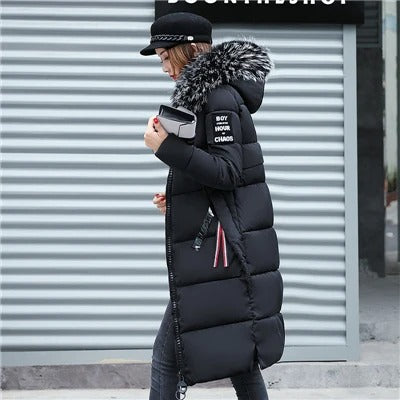 Streetwave Annalisa Women Puffer Parka With Faux Fur Collar Warm Winter Coat For Everyday