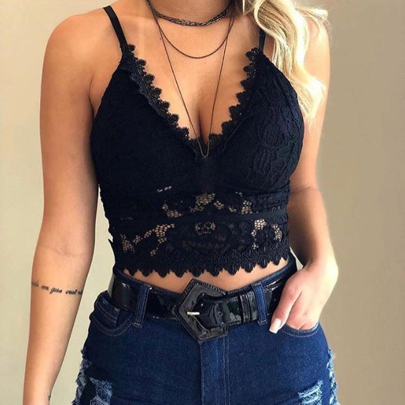 Street-Wave Lace Camisole For Women Elegant Breathable Top With Flattering Fit For Summer Styling