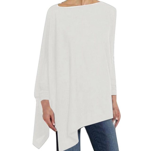 Amaya Women's Top Streetwave Asymmetric Summer Cut Lightweight Chic For Women Versatile Everyday Wear