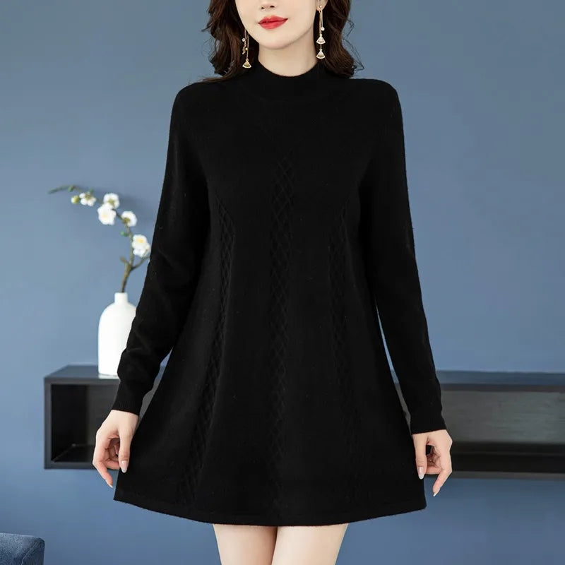 Streetwave Womens Knit Sweater Mid Length Cozy Warmth For Women Everyday Style Layering For Cold Weather