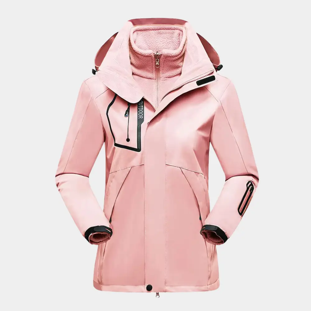 Waylynn Sophia Warm Women Ski Jacket 3-In-1 Waterproof Windproof