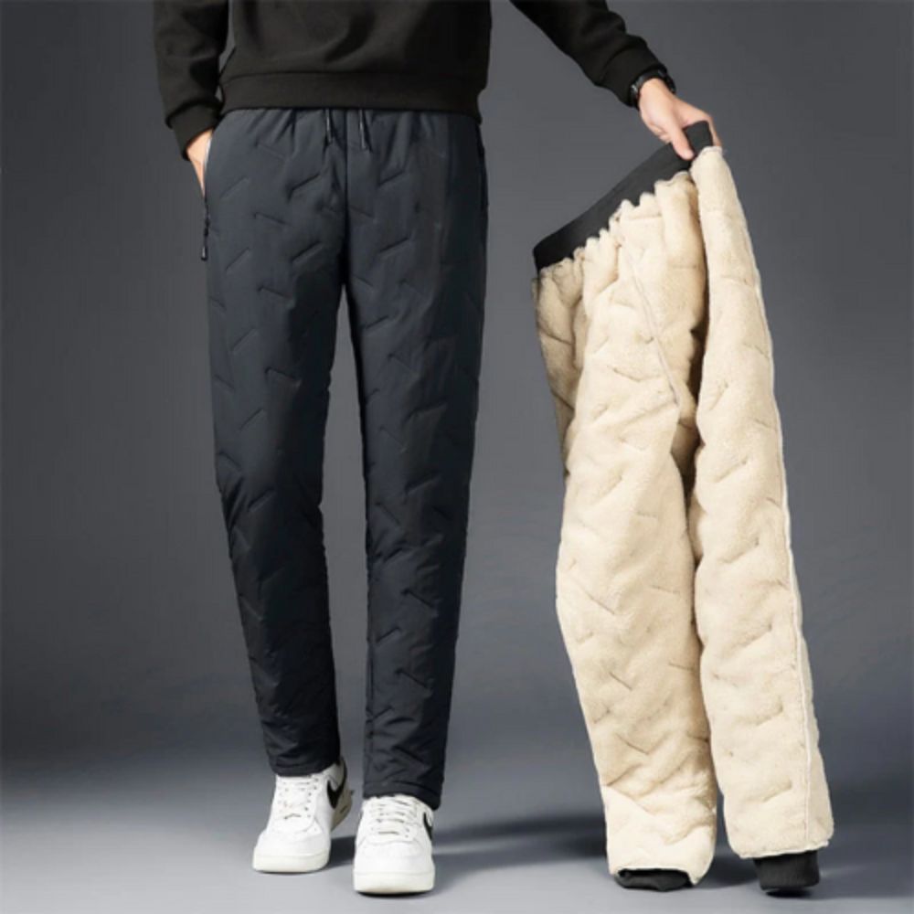 Streetwave Winter Warm Insulated Mens Trousers Cozy Thermal Pants For Outdoor Comfort